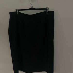 Jones New York Black Midi Pencil Skirt for Work